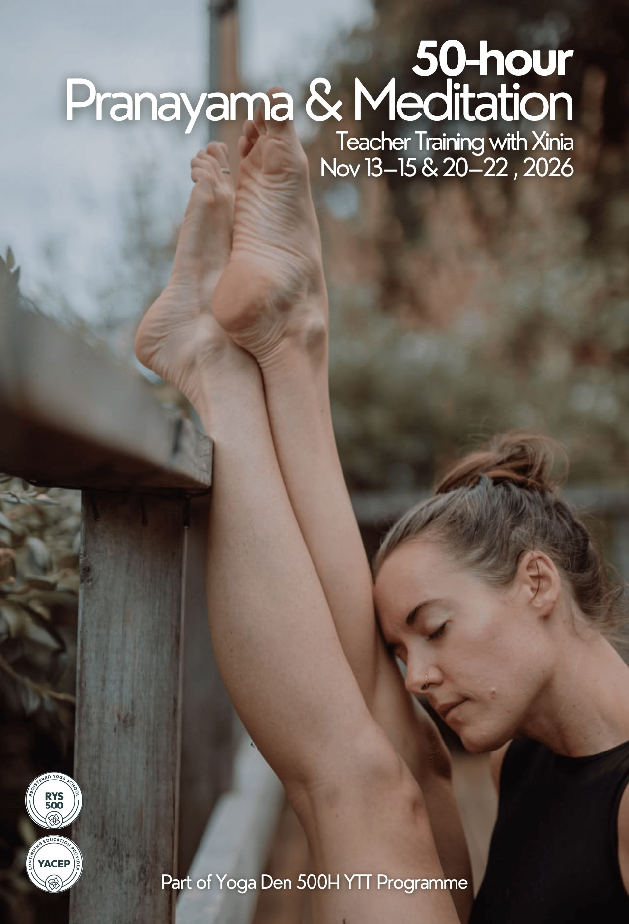 50 uur Pranayama- en meditatietraining