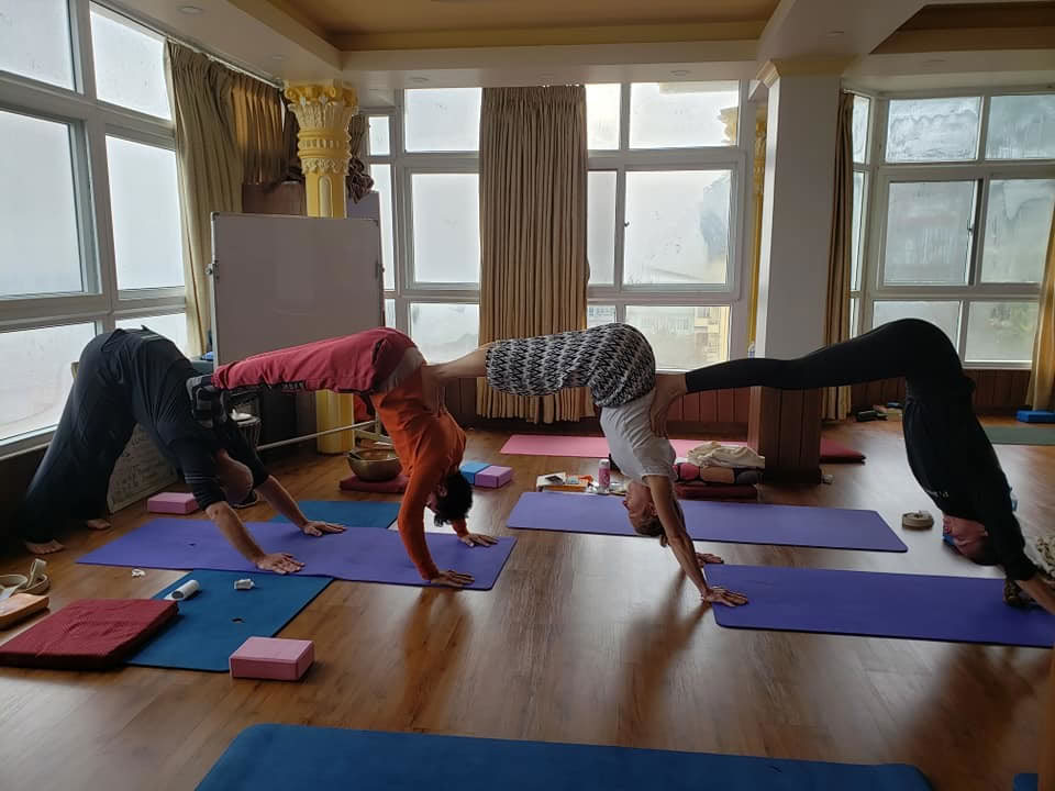 Een maand yogaretraite in Nepal