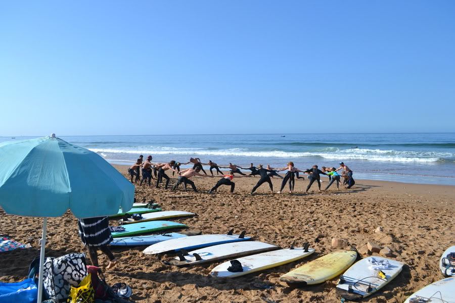 Staand surfen & yoga