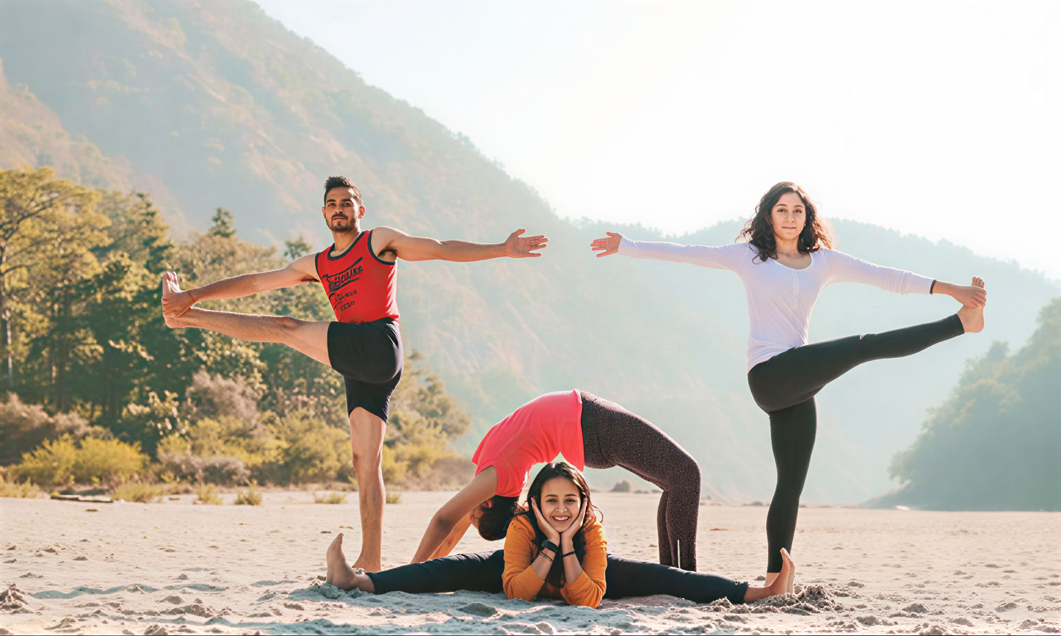 Aerial Yoga-docentenopleiding in Rishikesh, India