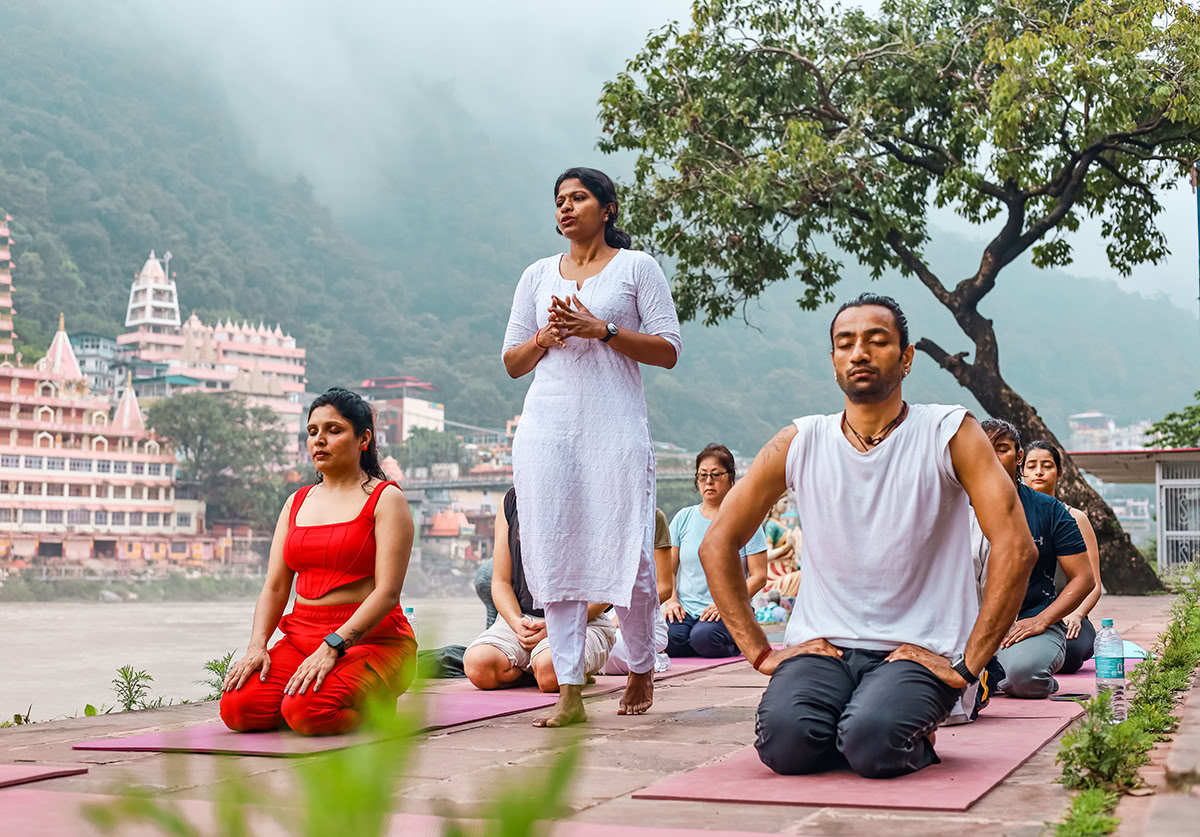 Aerial Yoga-docentenopleiding in Rishikesh, India