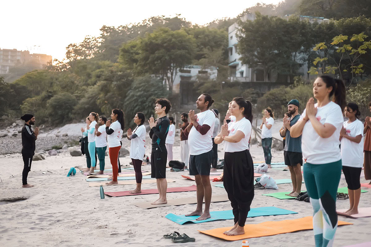 Aerial Yoga-docentenopleiding in Rishikesh, India