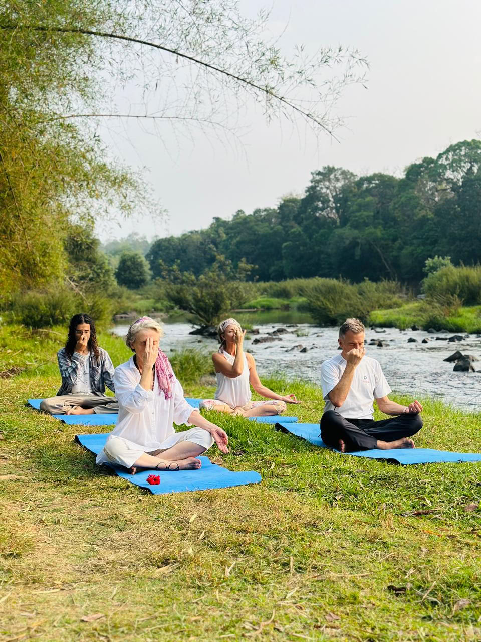 Hatha-yogaretraite met Bhoomaji