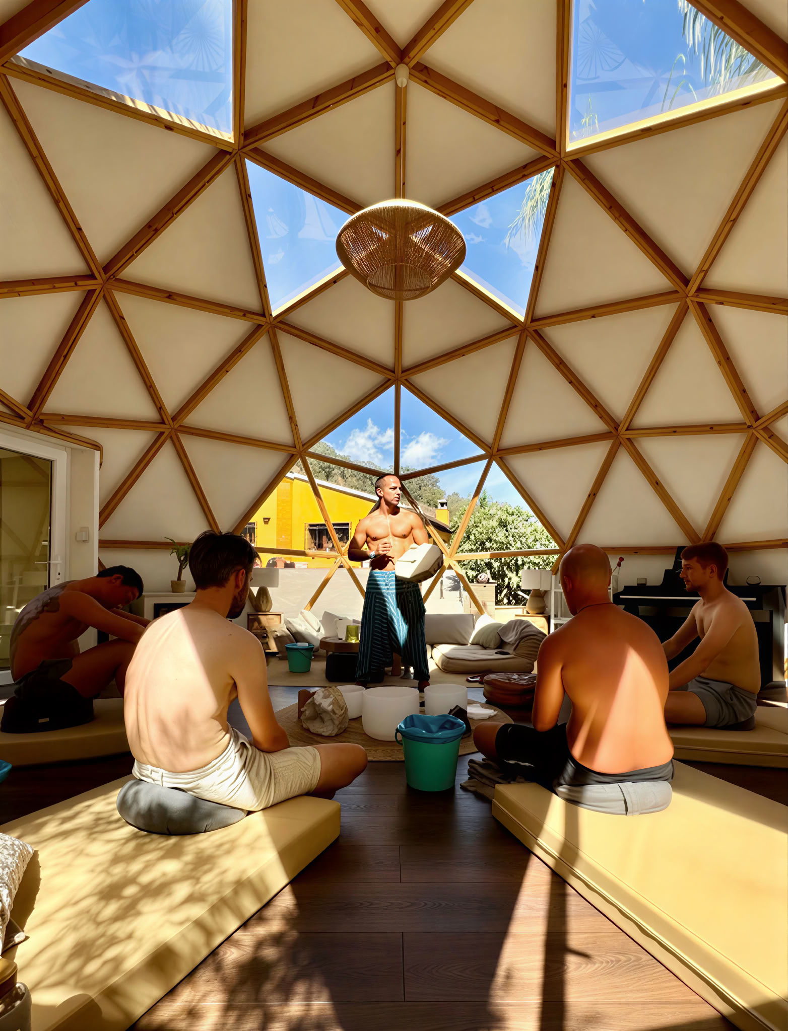 5-daagse holistische integratieve ayahuasca-retreat in kleine groep met sjamanistische ademwerk en kambo in Málaga, Spanje