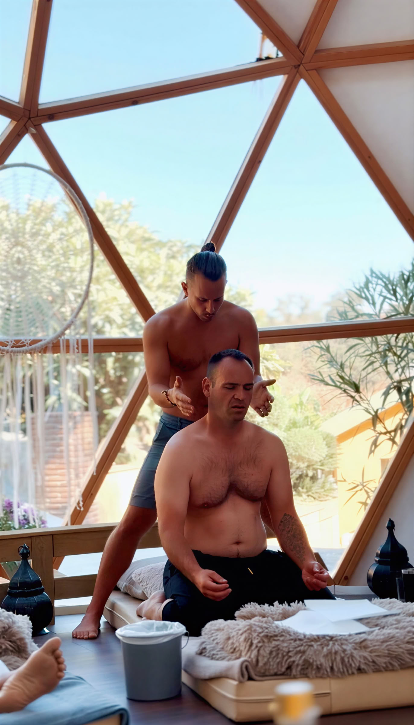5-daagse holistische integratieve ayahuasca-retreat in kleine groep met sjamanistische ademwerk en kambo in Málaga, Spanje