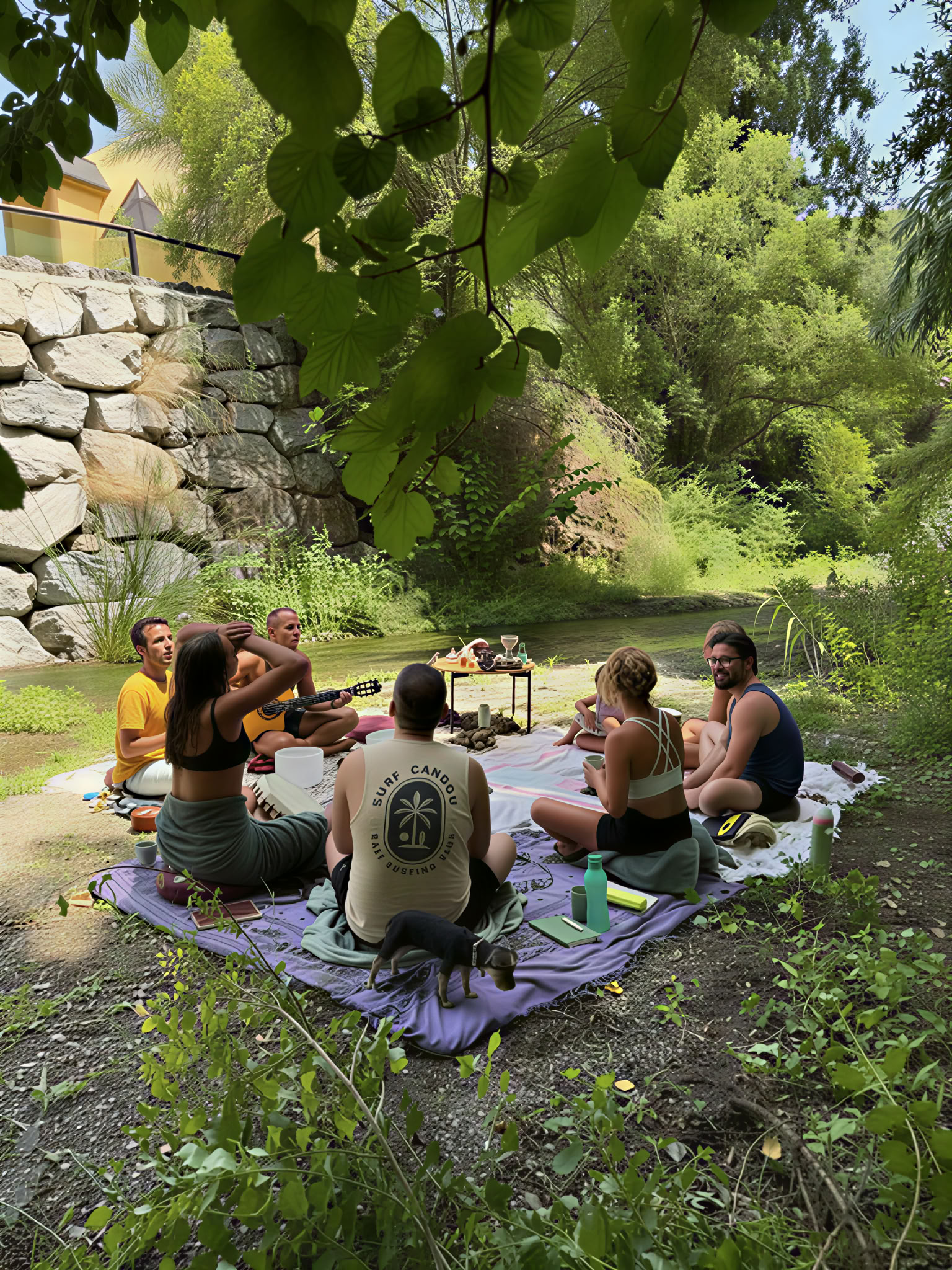 5-daagse holistische integratieve ayahuasca-retreat in kleine groep met sjamanistische ademwerk en kambo in Málaga, Spanje