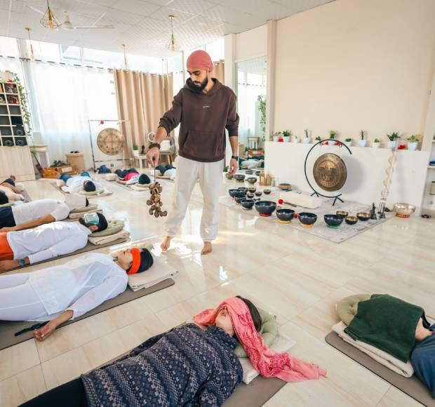 Klankheling- en meditatie-retraite