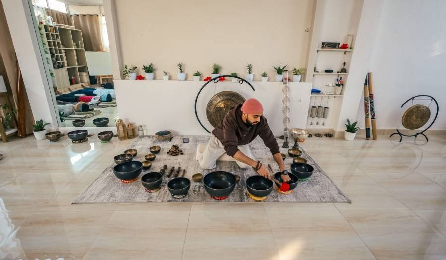 100 uur Sound Healing-docententraining in Rishikesh