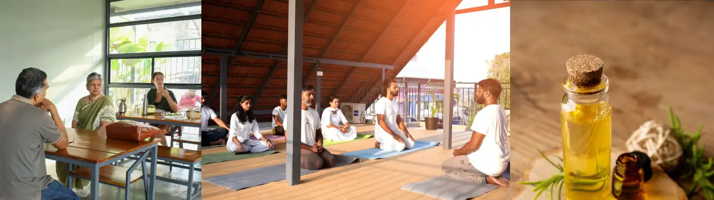21-daagse Veda Evolve: Ayur Yoga Ayurveda Wellness- en Verjongingstherapie met Yoga-Retraite