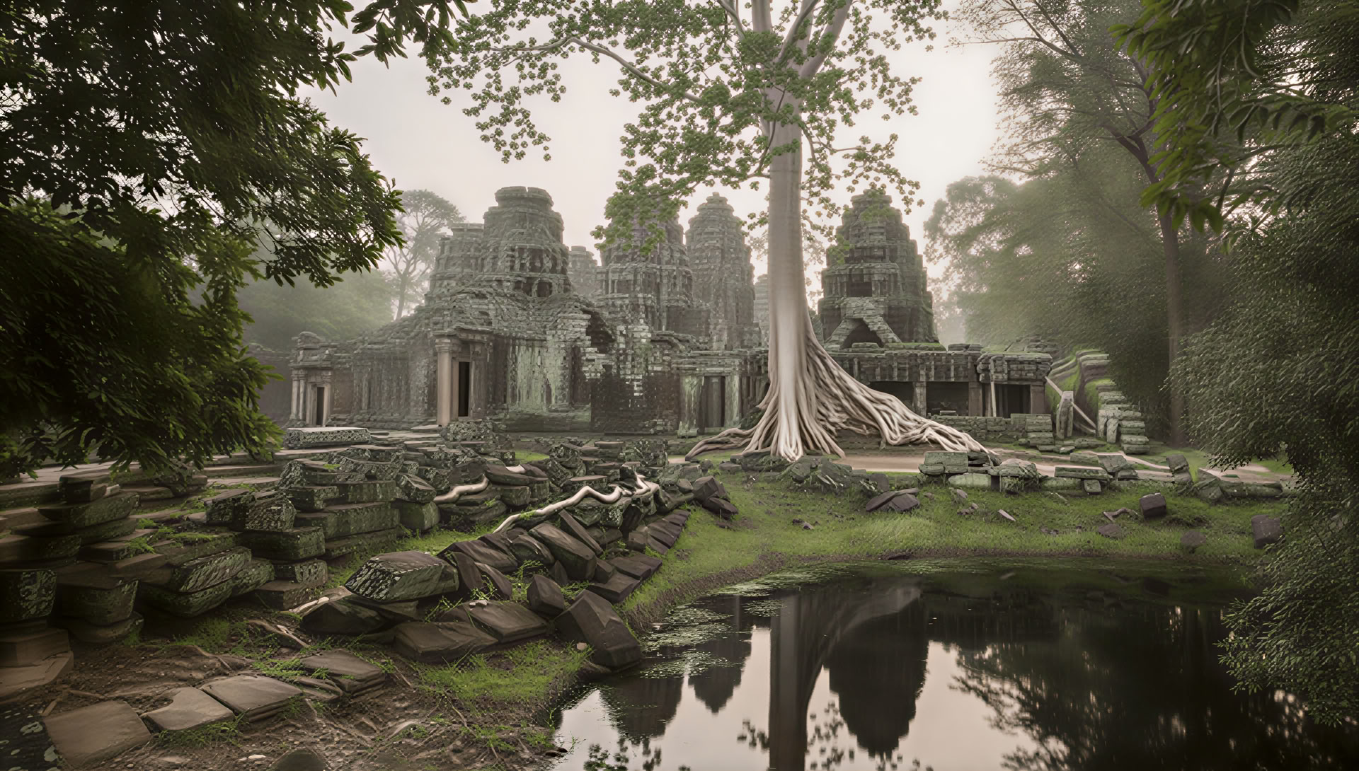 Retraite bij Angkor Wat met Renata Sarasvati Diem