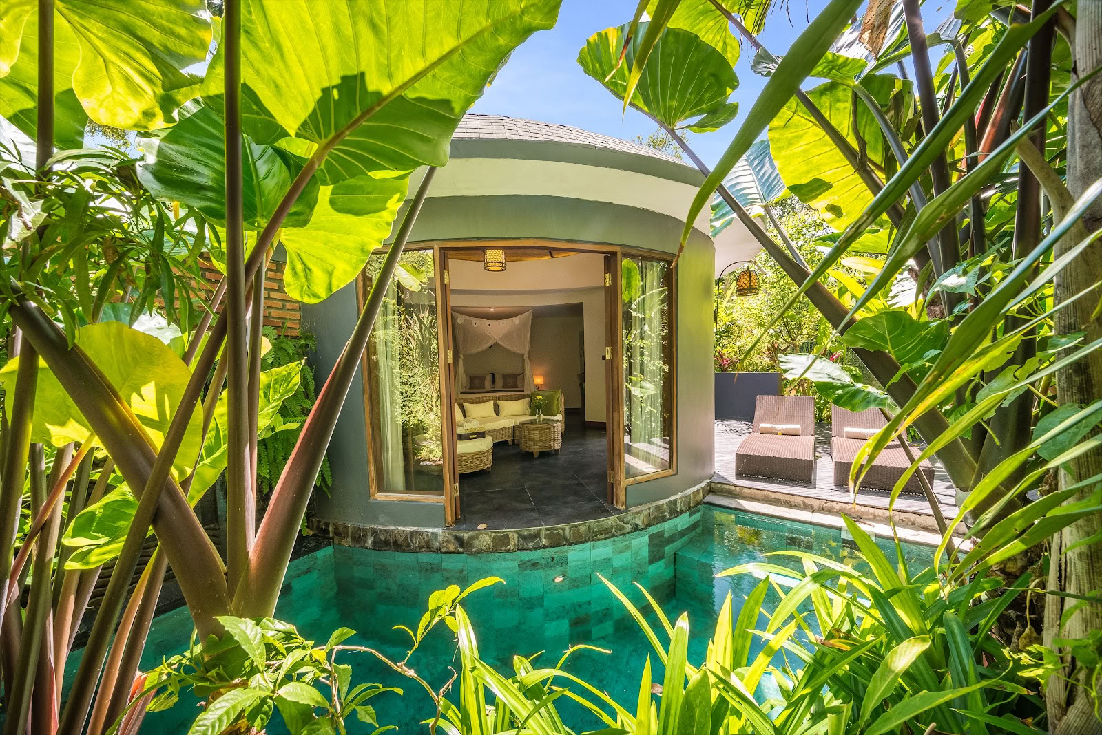 Het Moksha milieuvriendelijke boetiekresort