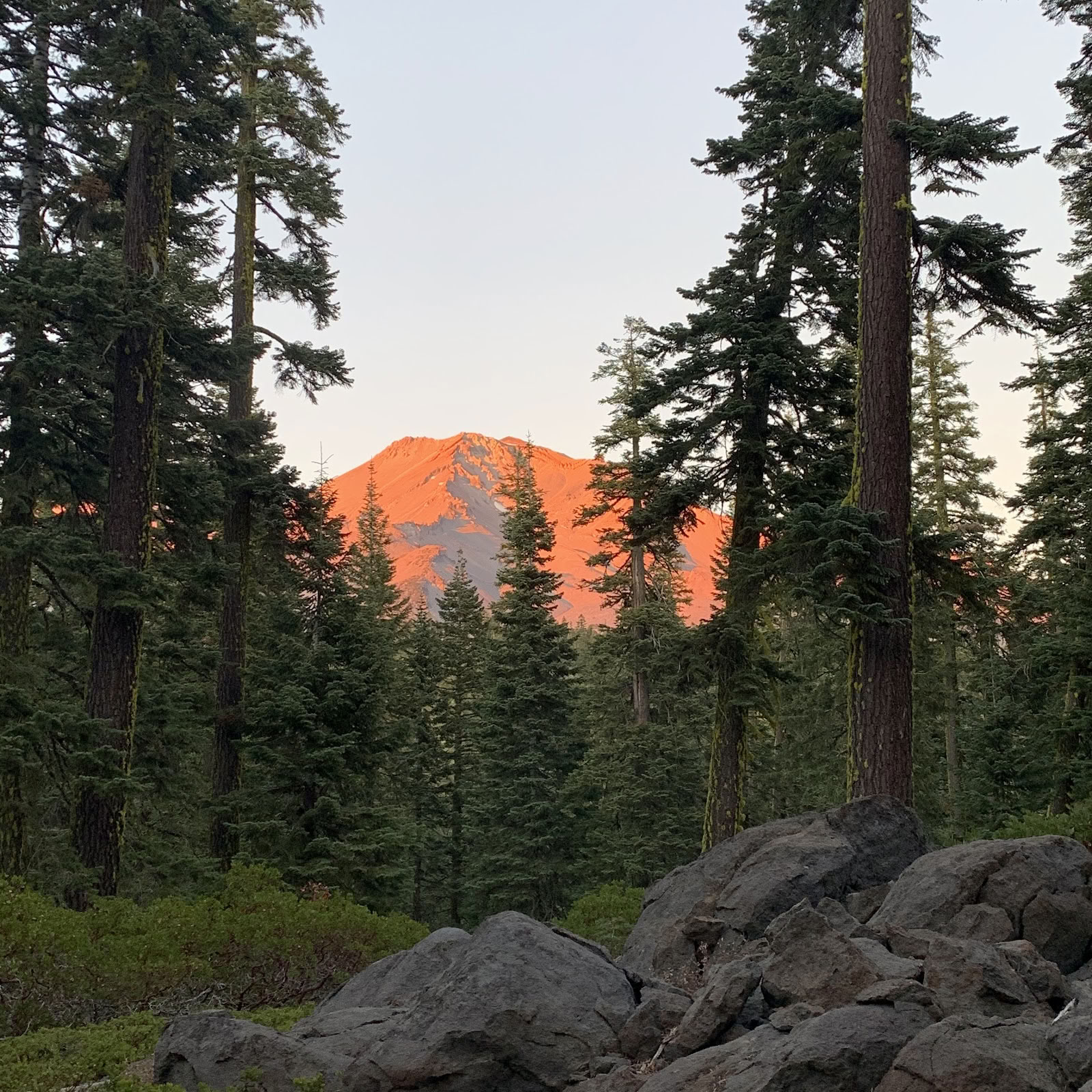Retraites op Mount Shasta
