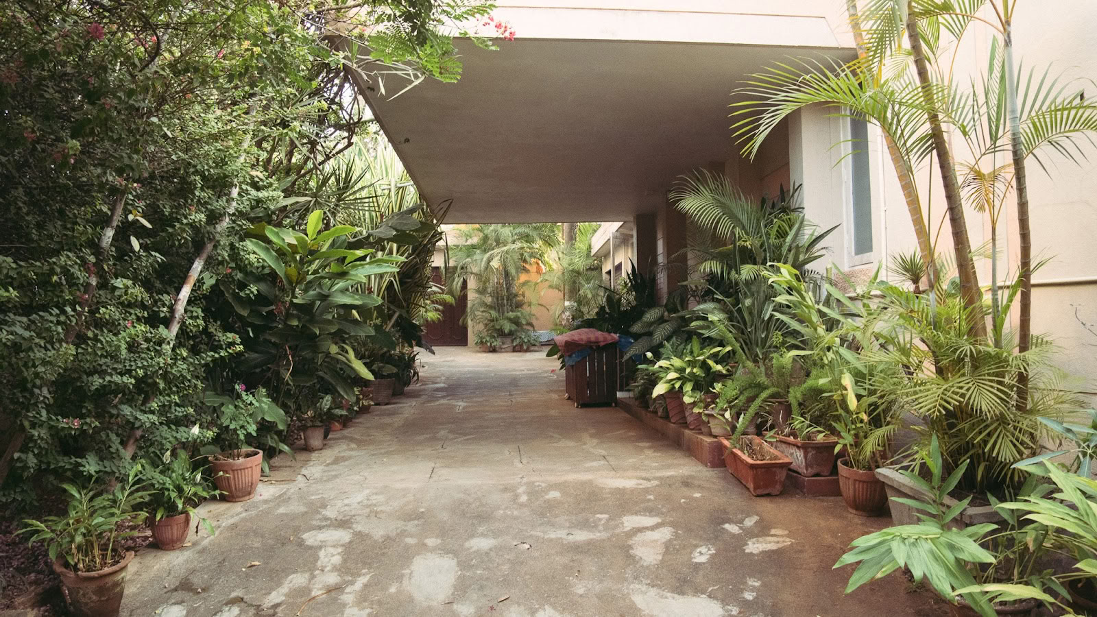Anokhi Garden Guesthouse en Café
