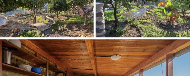 Biofinca Casa el Riego. Landelijk vakantiehuis.