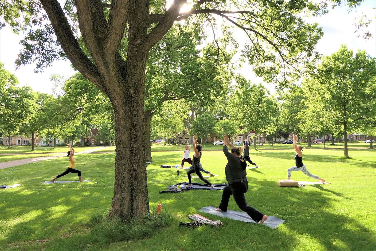 De yogaruimte
