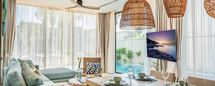 Three-Bedroom Garden Villa – Pool Access