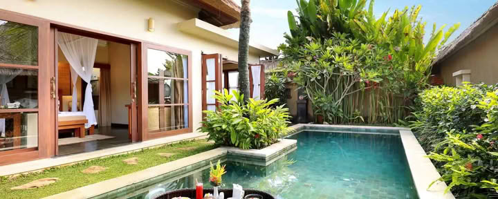 Deluxe villa met één slaapkamer en privézwembad