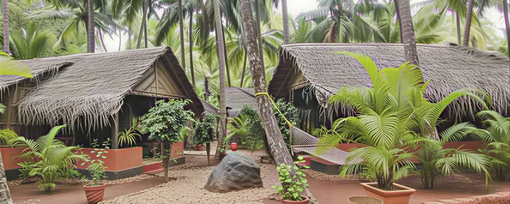 Traditional Keralan Eco-Cottage